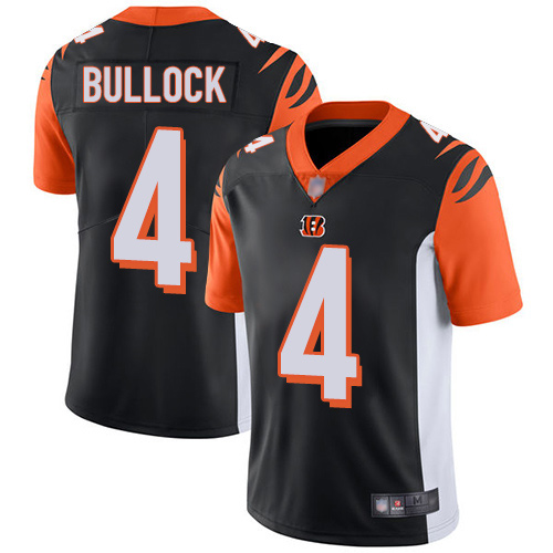 Cincinnati Bengals Limited Black Men Randy Bullock Home Jersey NFL Footballl #4 Vapor Untouchable->cincinnati bengals->NFL Jersey